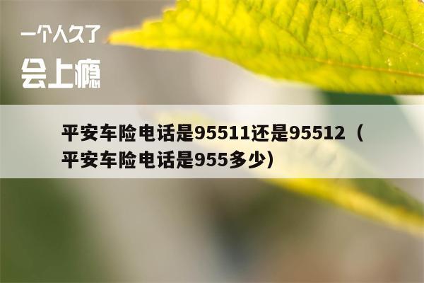 平安车险电话是95511还是95512（平安车险电话是955多少）