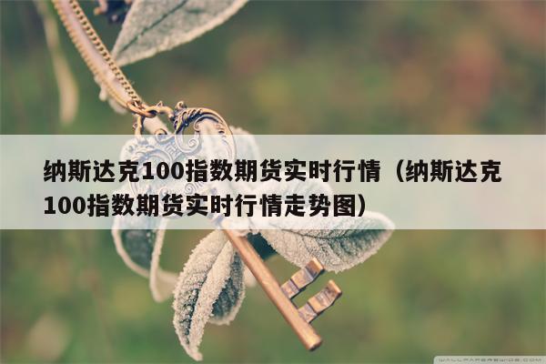 纳斯达克100指数期货实时行情（纳斯达克100指数期货实时行情走势图）
