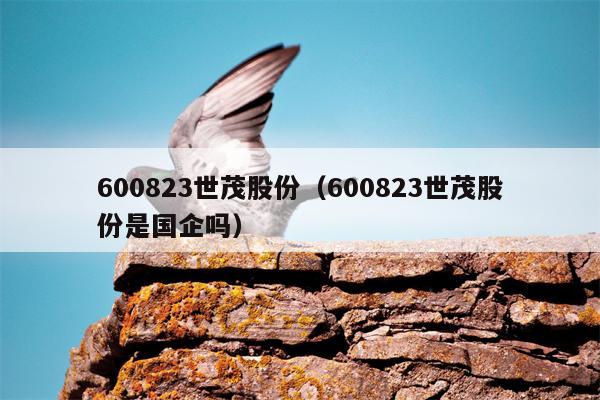 600823世茂股份（600823世茂股份是国企吗）