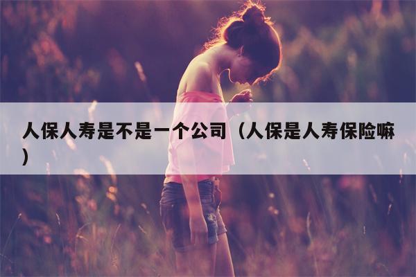 人保人寿是不是一个公司（人保是人寿保险嘛）