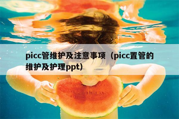 picc管维护及注意事项（picc置管的维护及护理ppt）