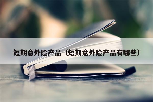 短期意外险产品（短期意外险产品有哪些）