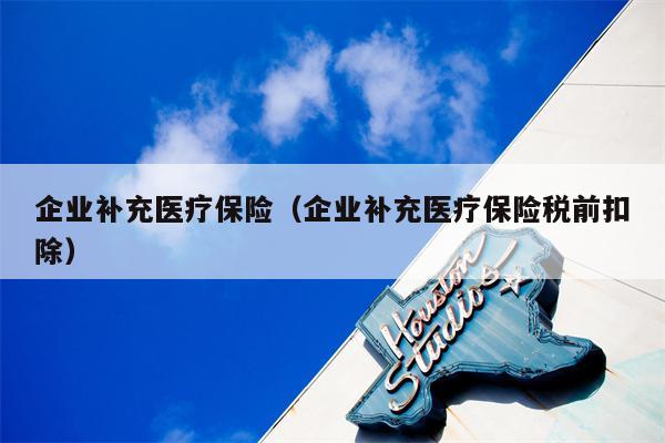 企业补充医疗保险（企业补充医疗保险税前扣除）