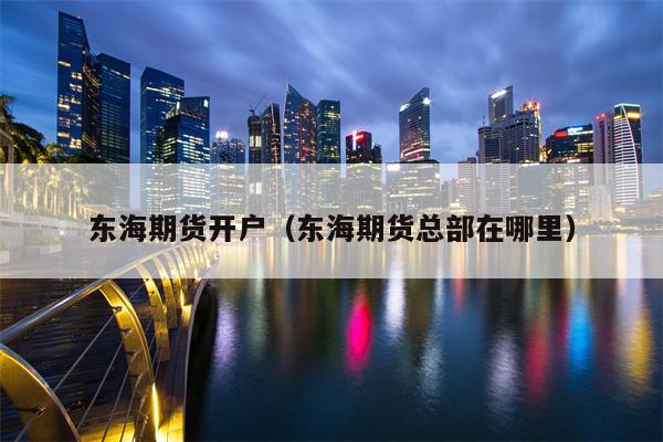 东海期货开户（东海期货总部在哪里）