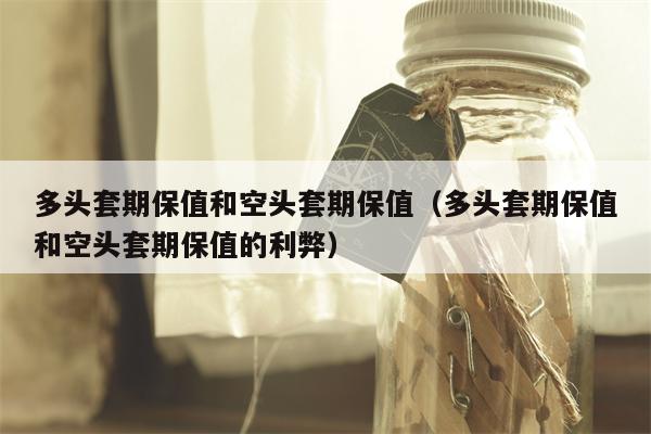 多头套期保值和空头套期保值（多头套期保值和空头套期保值的利弊）