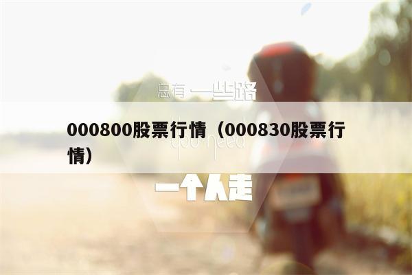 000800股票行情（000830股票行情）