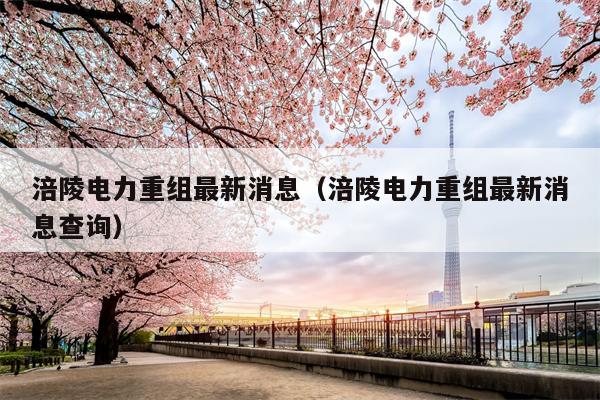 涪陵电力重组最新消息（涪陵电力重组最新消息查询）