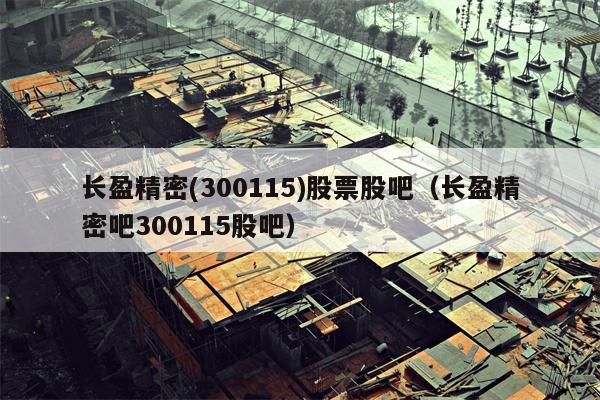 长盈精密(300115)股票股吧（长盈精密吧300115股吧）