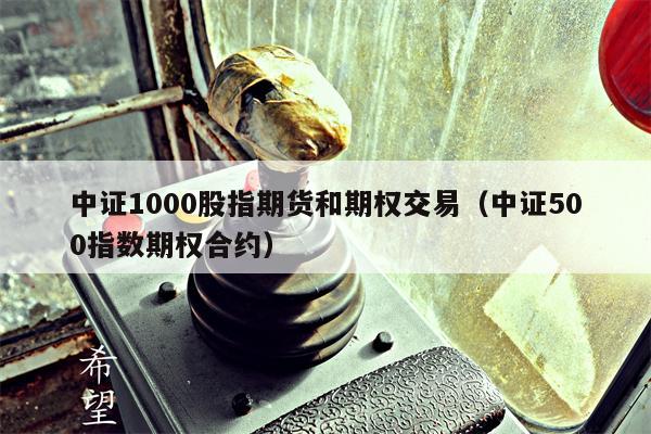 中证1000股指期货和期权交易（中证500指数期权合约）