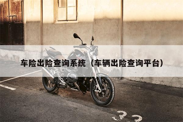车险出险查询系统（车辆出险查询平台）