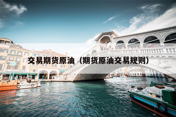 交易期货原油（期货原油交易规则）