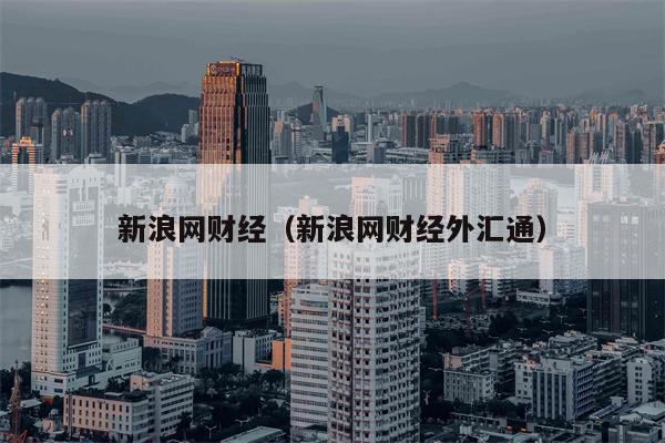 新浪网财经（新浪网财经外汇通）