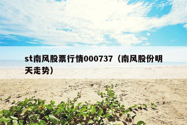 st南风股票行情000737（南风股份明天走势）