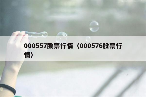 000557股票行情（000576股票行情）