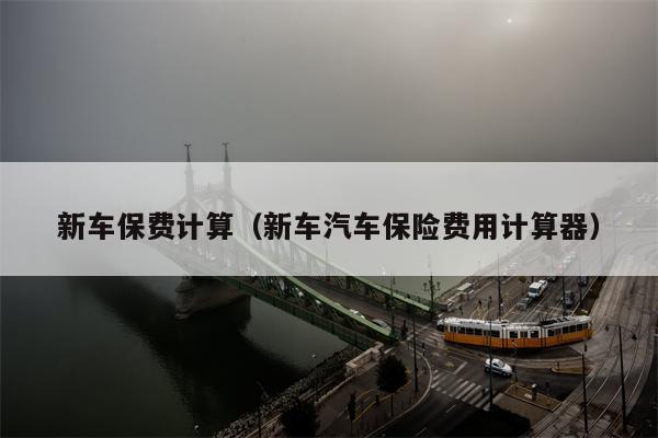 新车保费计算（新车汽车保险费用计算器）