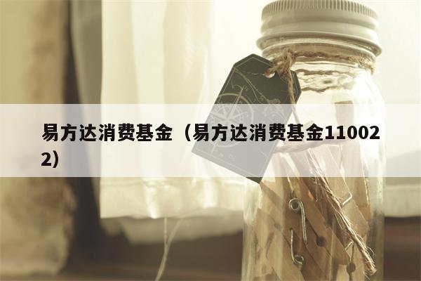 易方达消费基金（易方达消费基金110022）
