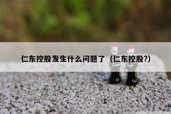 仁东控股发生什么问题了（仁东控股?）