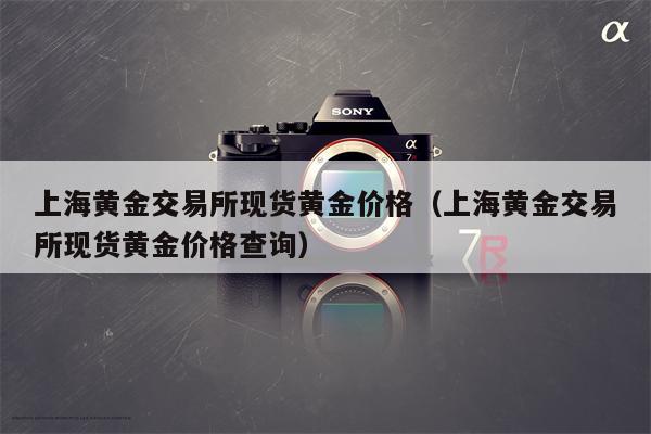 上海黄金交易所现货黄金价格（上海黄金交易所现货黄金价格查询）