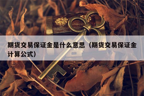 期货交易保证金是什么意思（期货交易保证金计算公式）