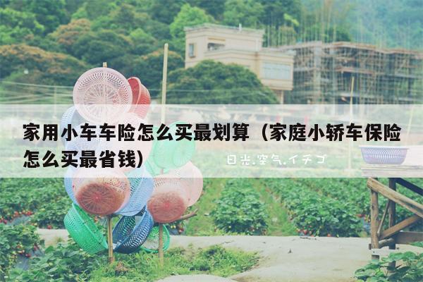 家用小车车险怎么买最划算（家庭小轿车保险怎么买最省钱）