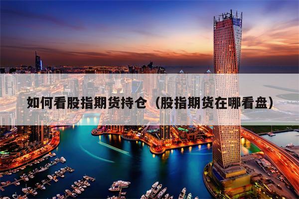 如何看股指期货持仓（股指期货在哪看盘）