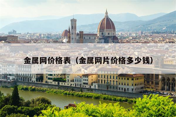 金属网价格表（金属网片价格多少钱）
