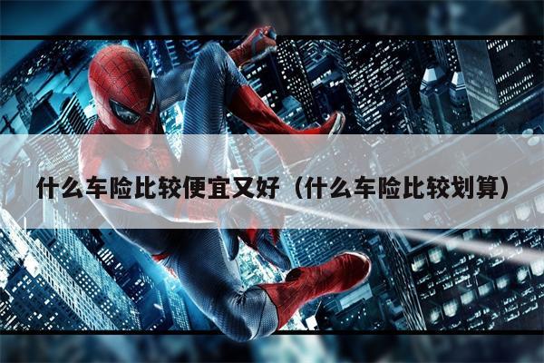 什么车险比较便宜又好（什么车险比较划算）