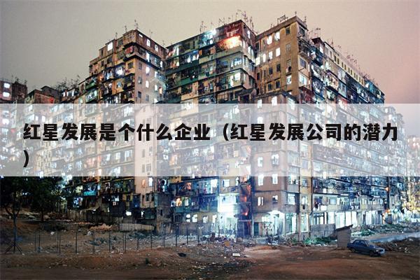 红星发展是个什么企业（红星发展公司的潜力）