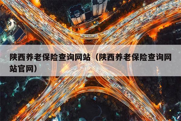 陕西养老保险查询网站（陕西养老保险查询网站官网）