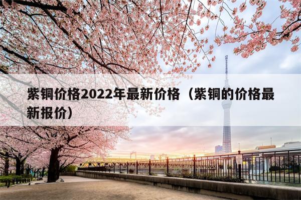 紫铜价格2022年最新价格（紫铜的价格最新报价）