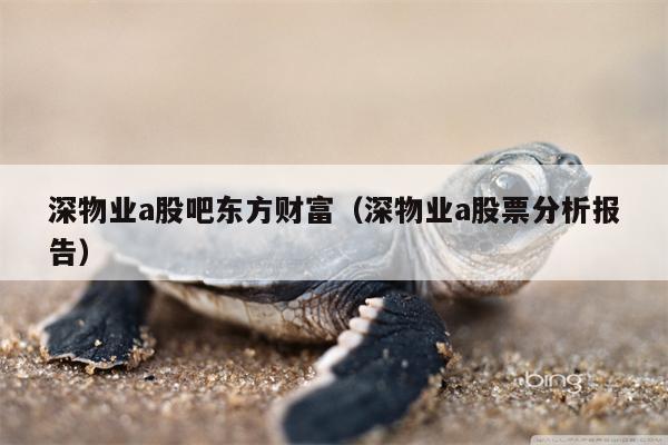 深物业a股吧东方财富（深物业a股票分析报告）