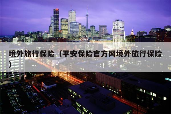 境外旅行保险（平安保险官方网境外旅行保险）