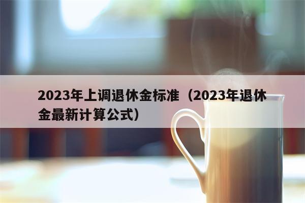 2023年上调退休金标准（2023年退休金最新计算公式）
