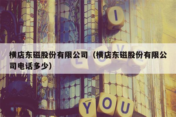 横店东磁股份有限公司（横店东磁股份有限公司电话多少）