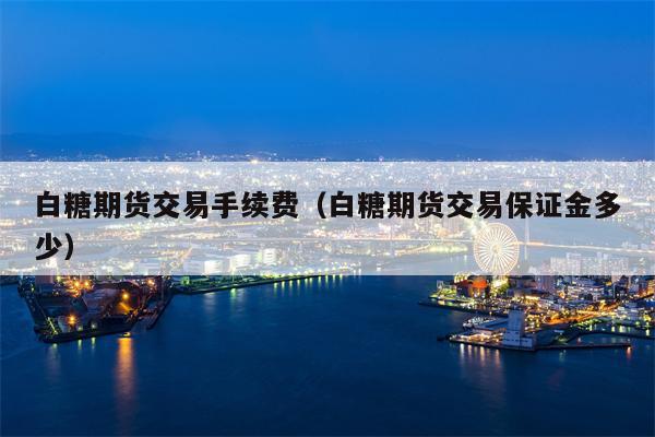 白糖期货交易手续费（白糖期货交易保证金多少）