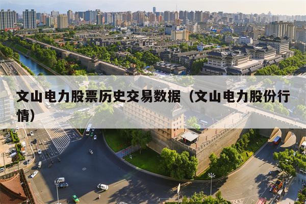 文山电力股票历史交易数据（文山电力股份行情）
