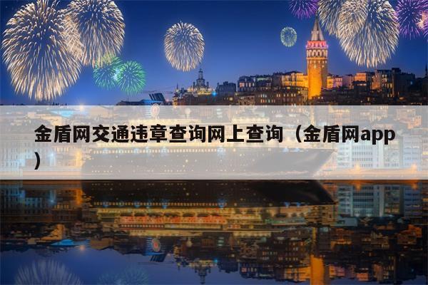 金盾网交通违章查询网上查询（金盾网app）