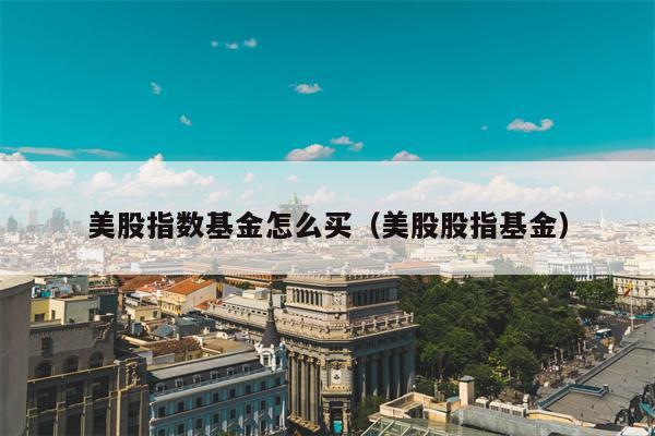 美股指数基金怎么买（美股股指基金）