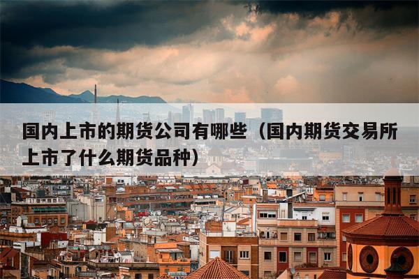 国内上市的期货公司有哪些（国内期货交易所上市了什么期货品种）