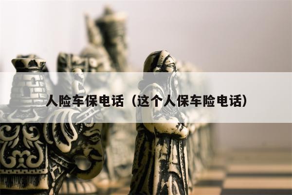 人险车保电话（这个人保车险电话）