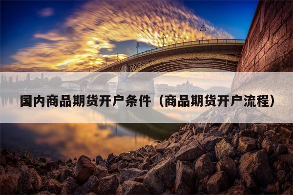 国内商品期货开户条件（商品期货开户流程）