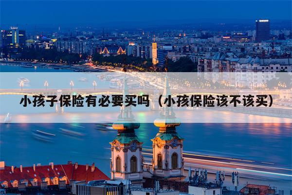 小孩子保险有必要买吗（小孩保险该不该买）