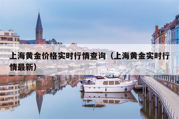 上海黄金价格实时行情查询（上海黄金实时行情最新）