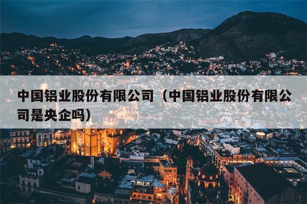 中国铝业股份有限公司（中国铝业股份有限公司是央企吗）