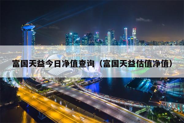 富国天益今日净值查询（富国天益估值净值）