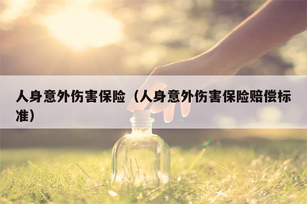 人身意外伤害保险（人身意外伤害保险赔偿标准）