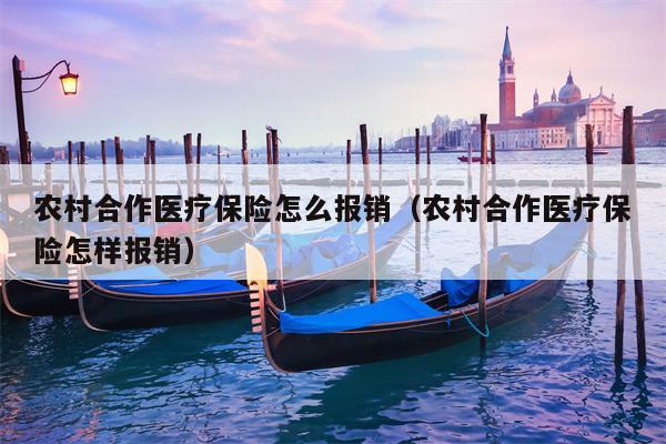 农村合作医疗保险怎么报销（农村合作医疗保险怎样报销）