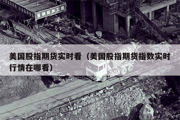 美国股指期货实时看（美国股指期货指数实时行情在哪看）