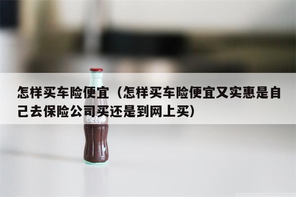 怎样买车险便宜（怎样买车险便宜又实惠是自己去保险公司买还是到网上买）