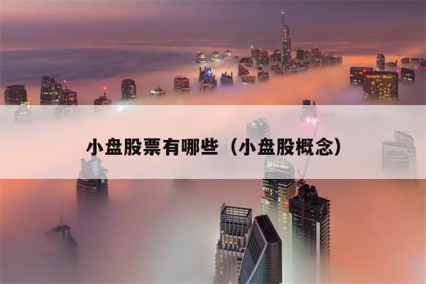 小盘股票有哪些（小盘股概念）